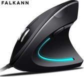 Verticale Muis - Ergonomisch Ontworpen voor Rechtshandige - Bedraad - 6 Knoppen - 3200-2000-1200-800DPI