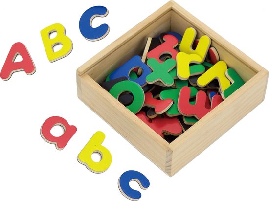 Afbeelding van het spel Viga Toys Magnetische Letters 52-delig Multicolor