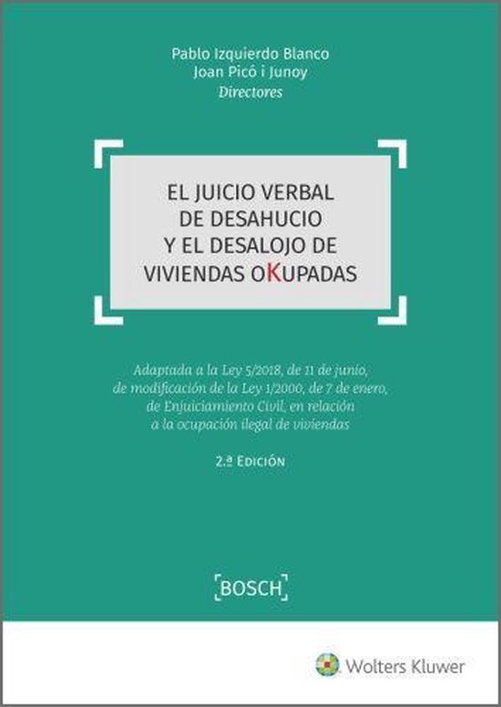 El juicio verbal de desahucio y el desalojo de viviendas oku ... - cover