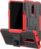 OnePlus 7 Pro hoes - Schokbestendige Back Cover - Rood