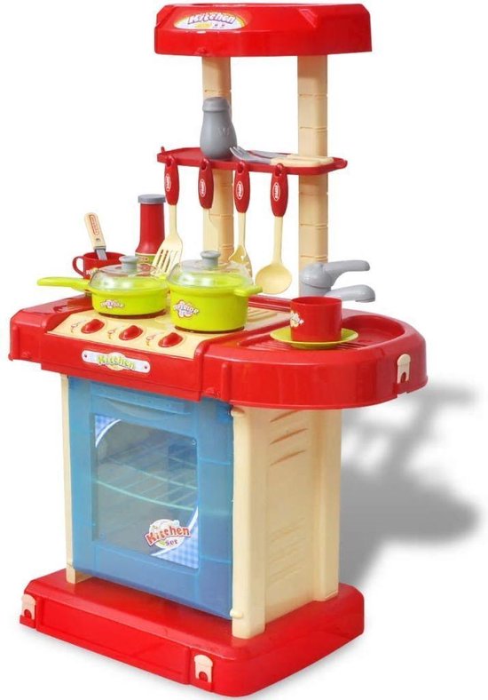 Speelkeuken voor Kinderen Licht Geluid - Speelgoedkeuken - Kinder keuken |