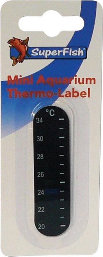Roestig Horen van orkest Superfish mini plak thermometer - aquarium - 20 tot 34 °c | bol.com