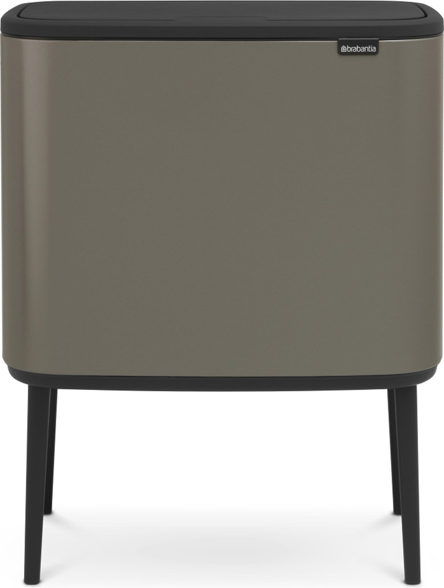 Goedkoopste Brabantia Bo Touch Bin Prullenbak - 36 liter - Platinum