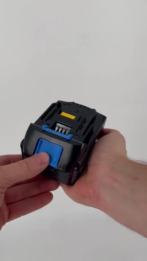 vervangende knop compatibel met de makita 18V accu - Blauw - Accuknop