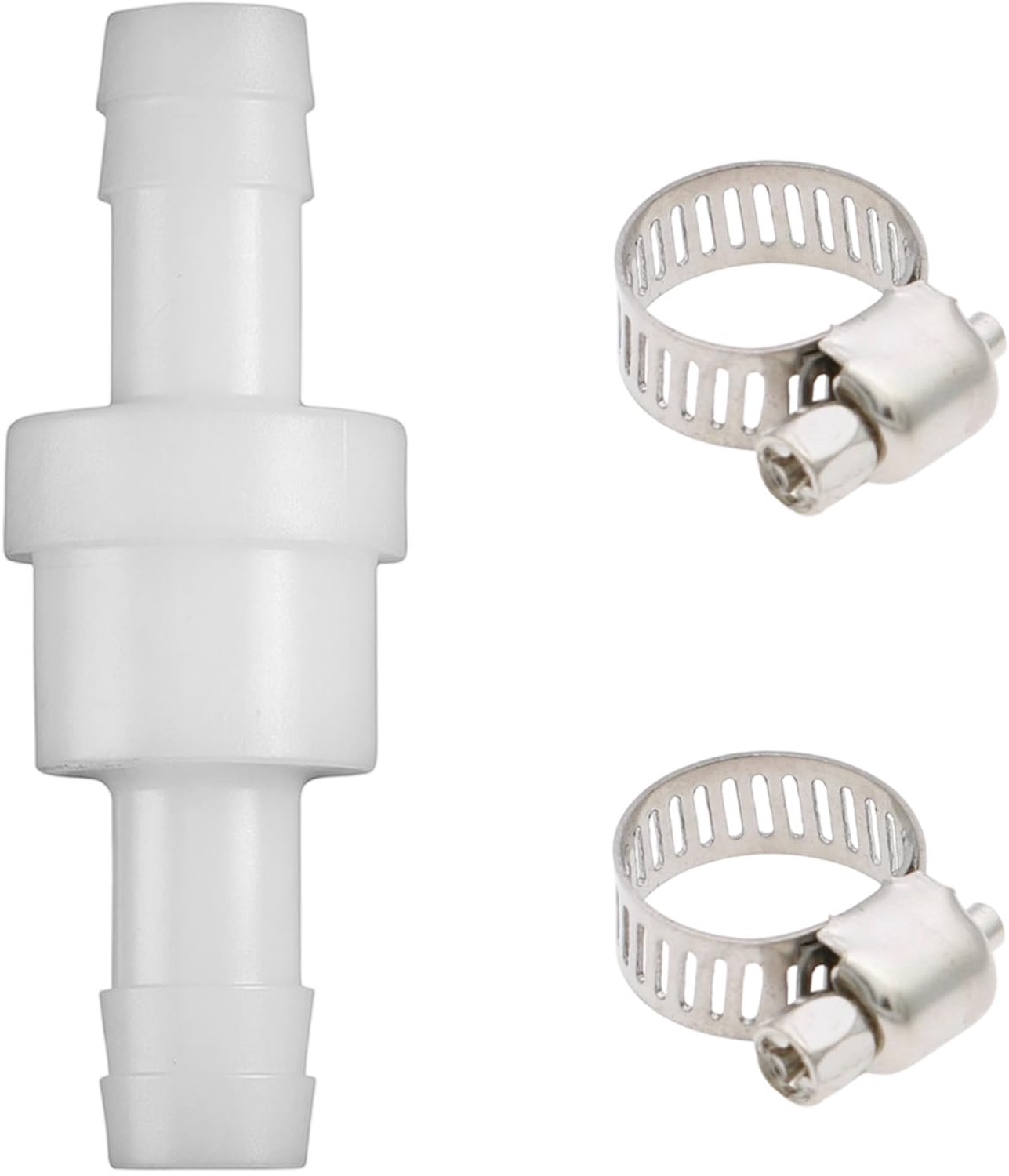 Terugslagklep 10mm met Slangklemmen voor Water en Gas