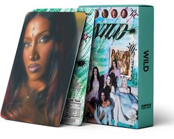 KPOP 55pcs/box KATSEYE WILD Photocard Teal Box (Fotokaarten)