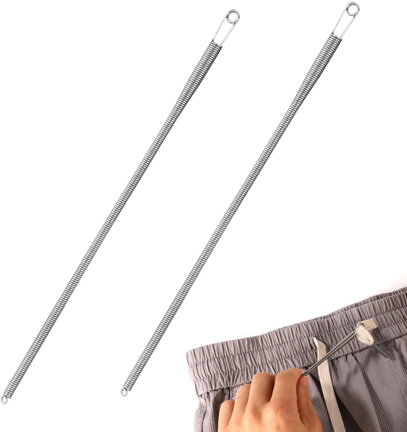 2 Stuks Metalen Trekkoordinrijger voor Kleding