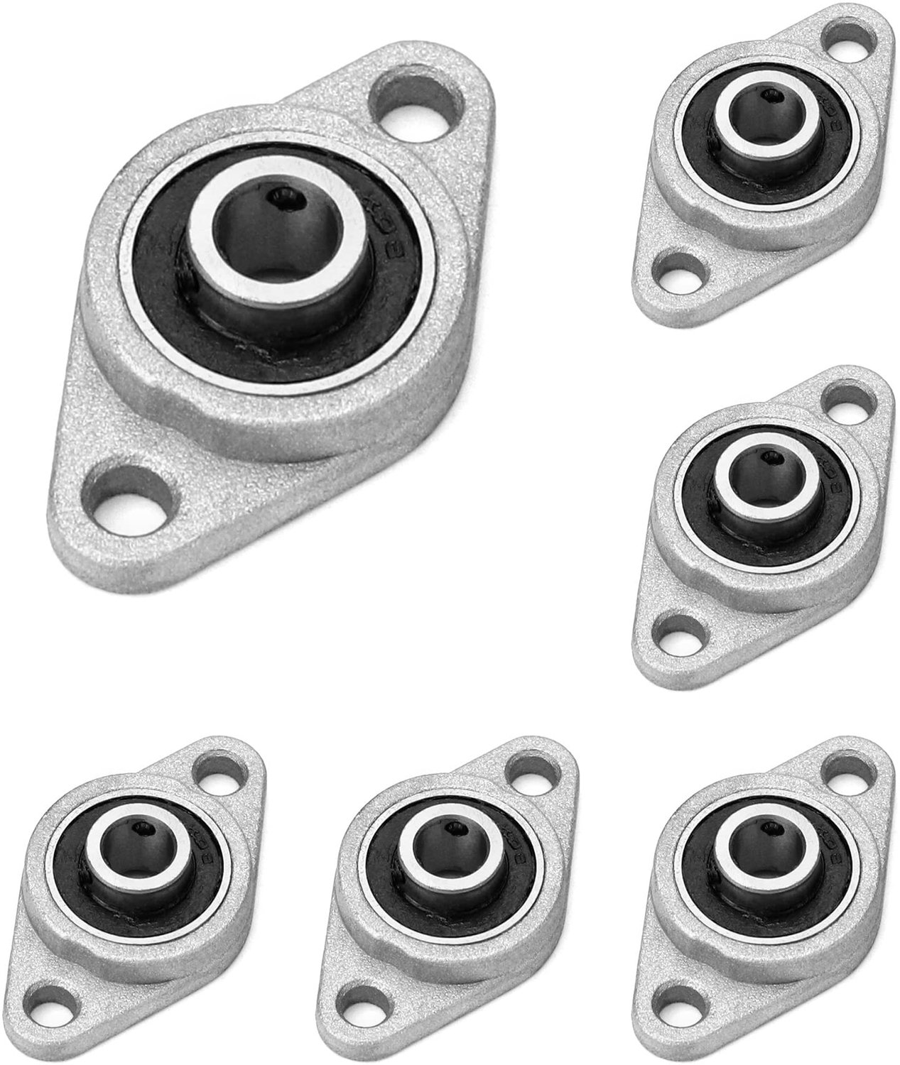 6 Stuks KFL08 Flenslagers voor 3D Printers en Meer