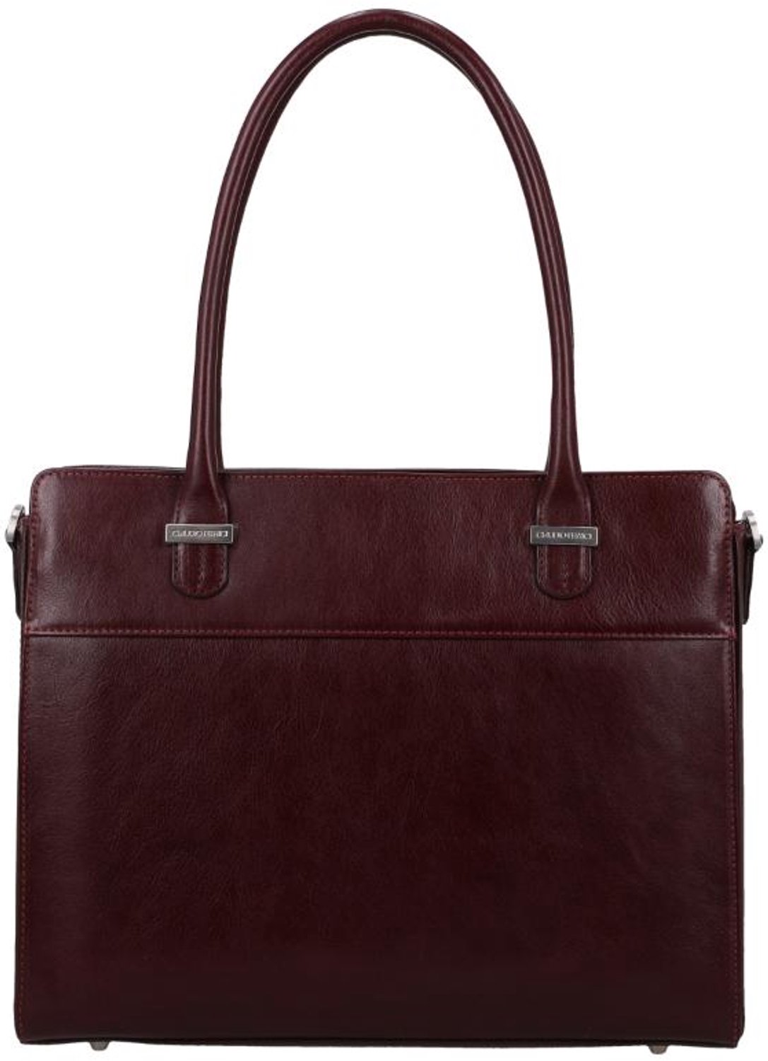 Claudio Ferrici Classico Medium Schoudertas Dames - Leer - Rood