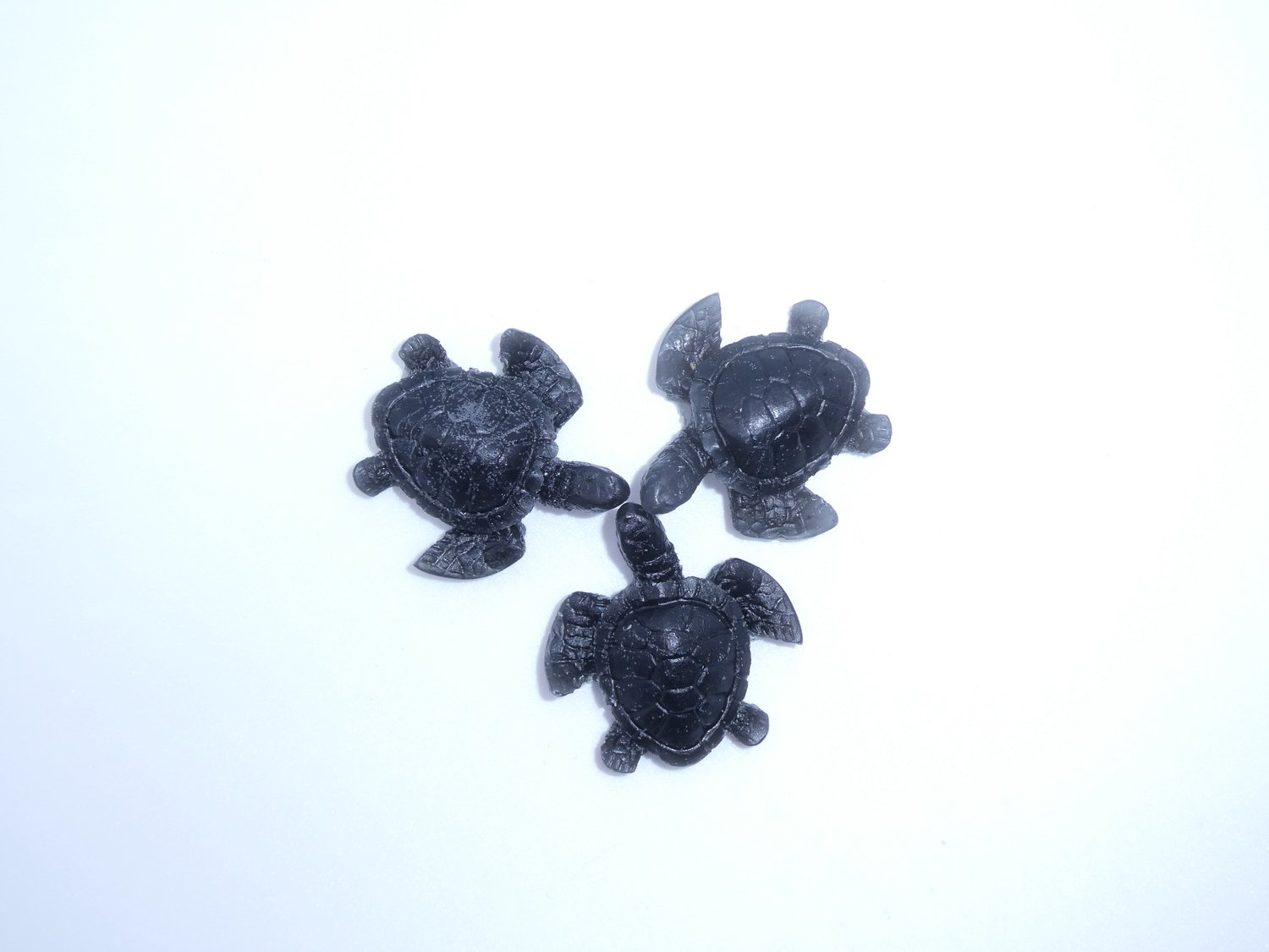 Wax Melts Schildpadjes 3 stuks Zwart, Zwarte Orchidee geur