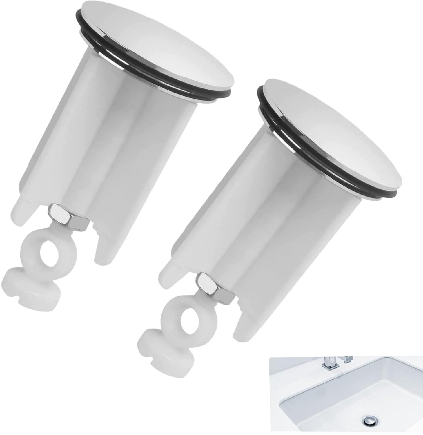 Universele Afvoerstopper Set van 2