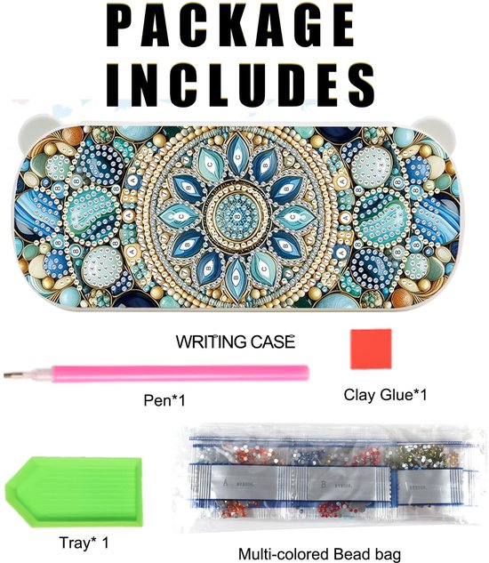DIY Diamond Painting Pencil Case Organiser voor Kantooraccessoires — afbeelding 2