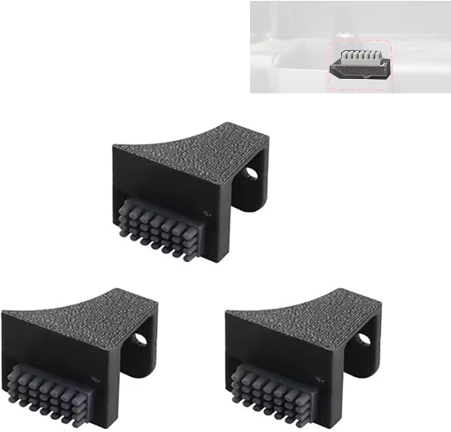 Ingebouwde Nozzle Wiper Blade voor 3D Printer - 3 Stuks
