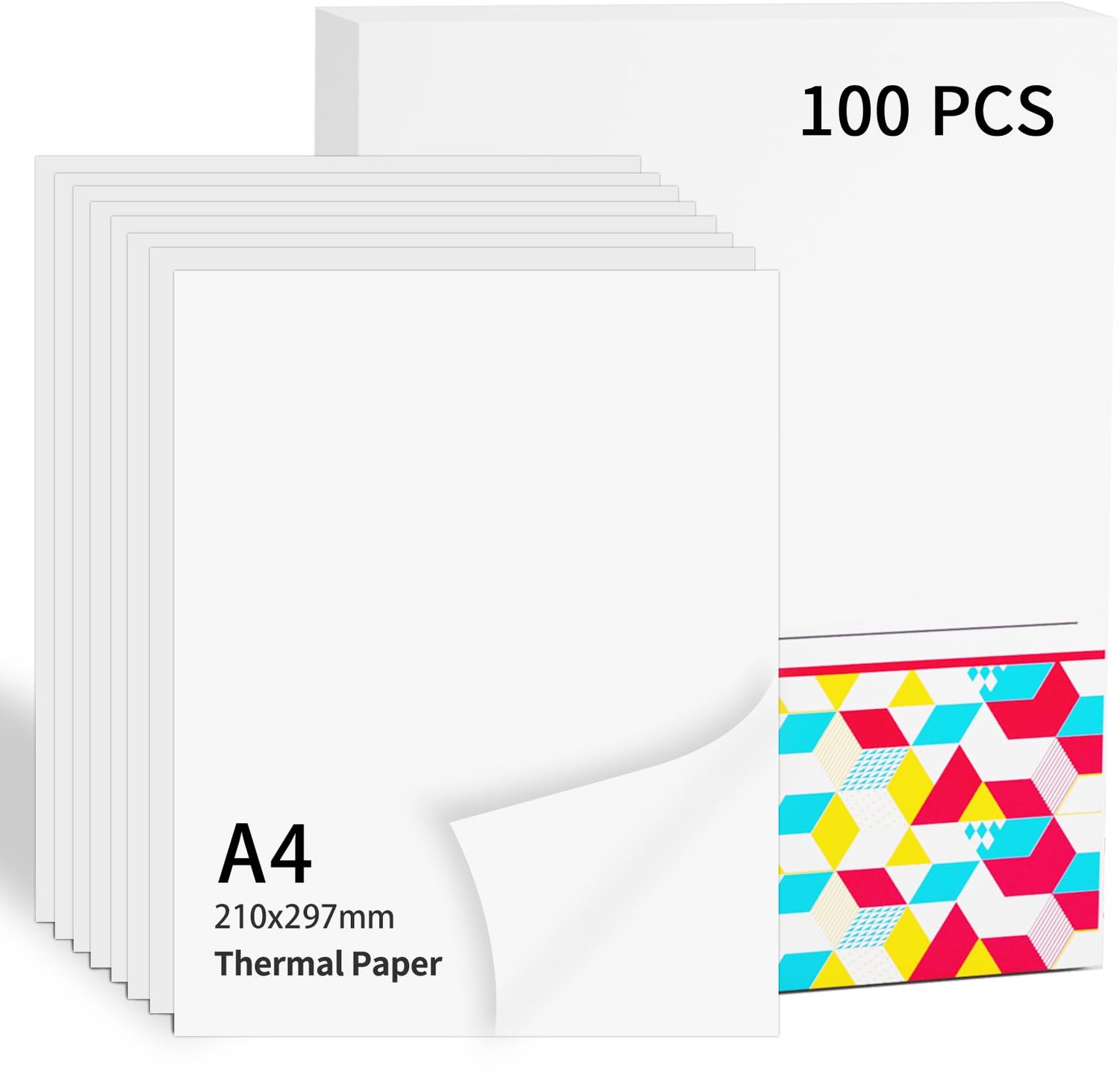 A4 Thermisch Papier 100 Vellen voor Mobiele Printer