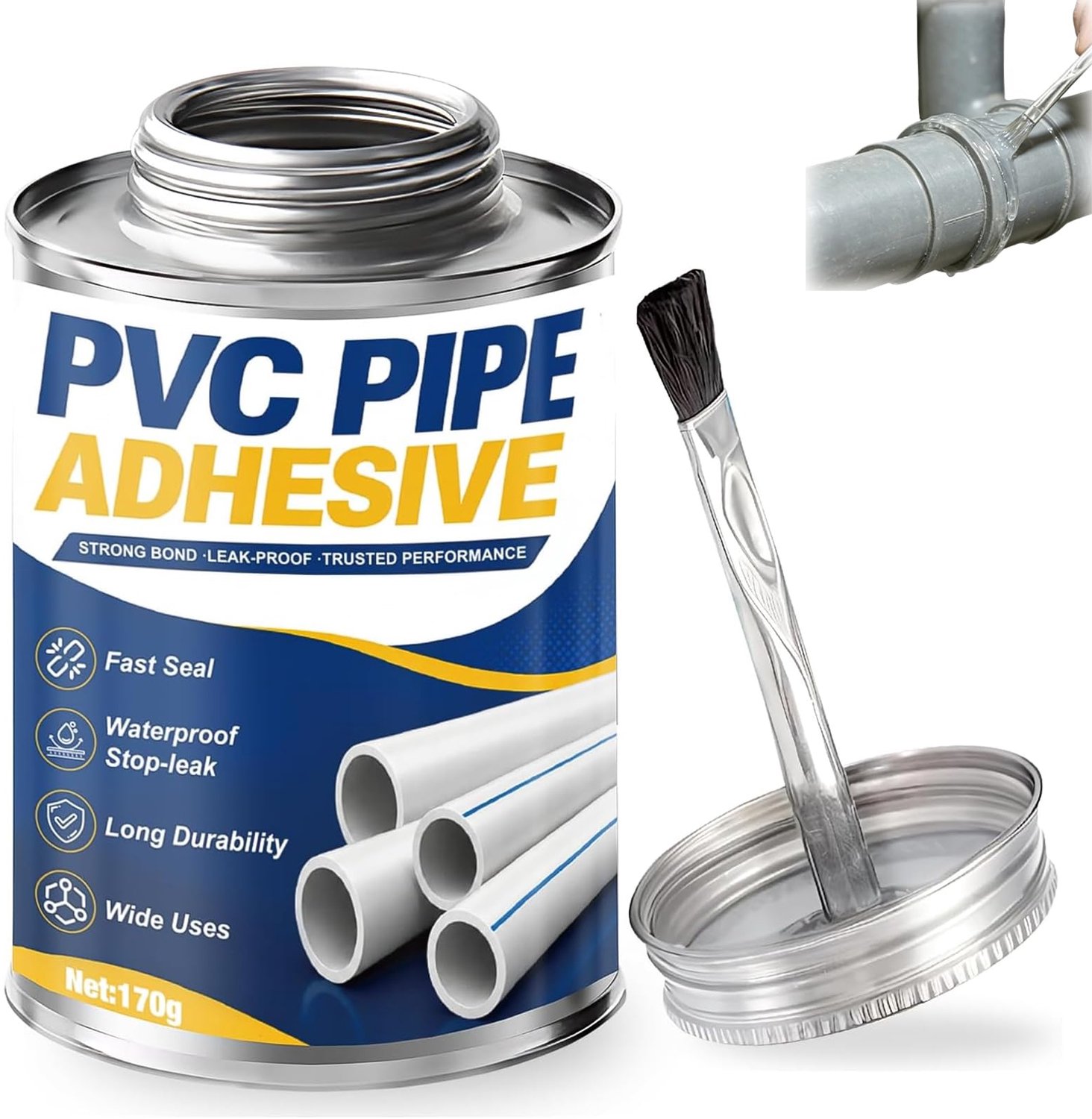 PVC Lijm met Hoge Hechtkracht voor Buizen 170g