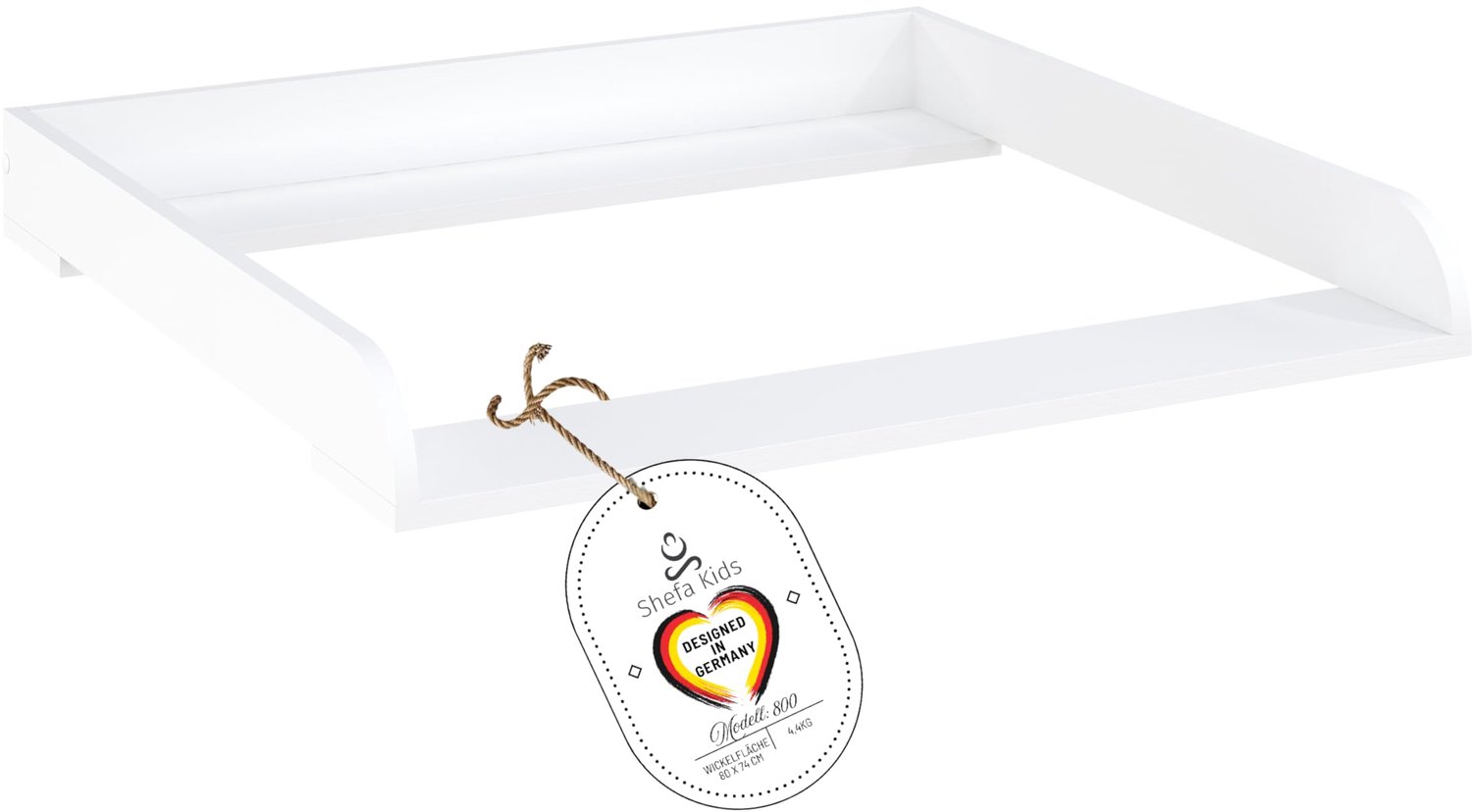 Shefa Kids Universele Verzorgingstafel voor Malm, Hemnes en Nordli - Wit