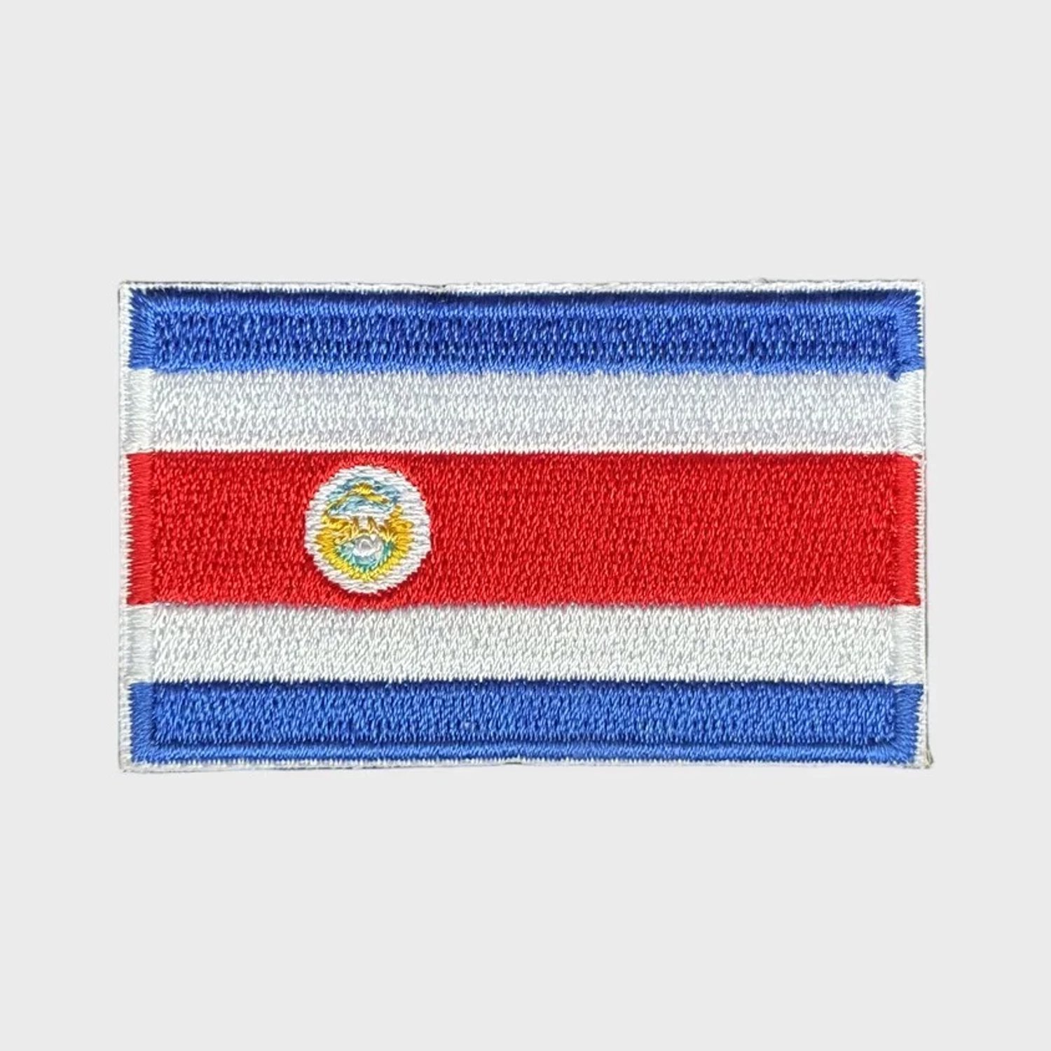Patchy® – Costa Ricaanse vlag Strijk Embleem Patch 6.5 x 4 cm