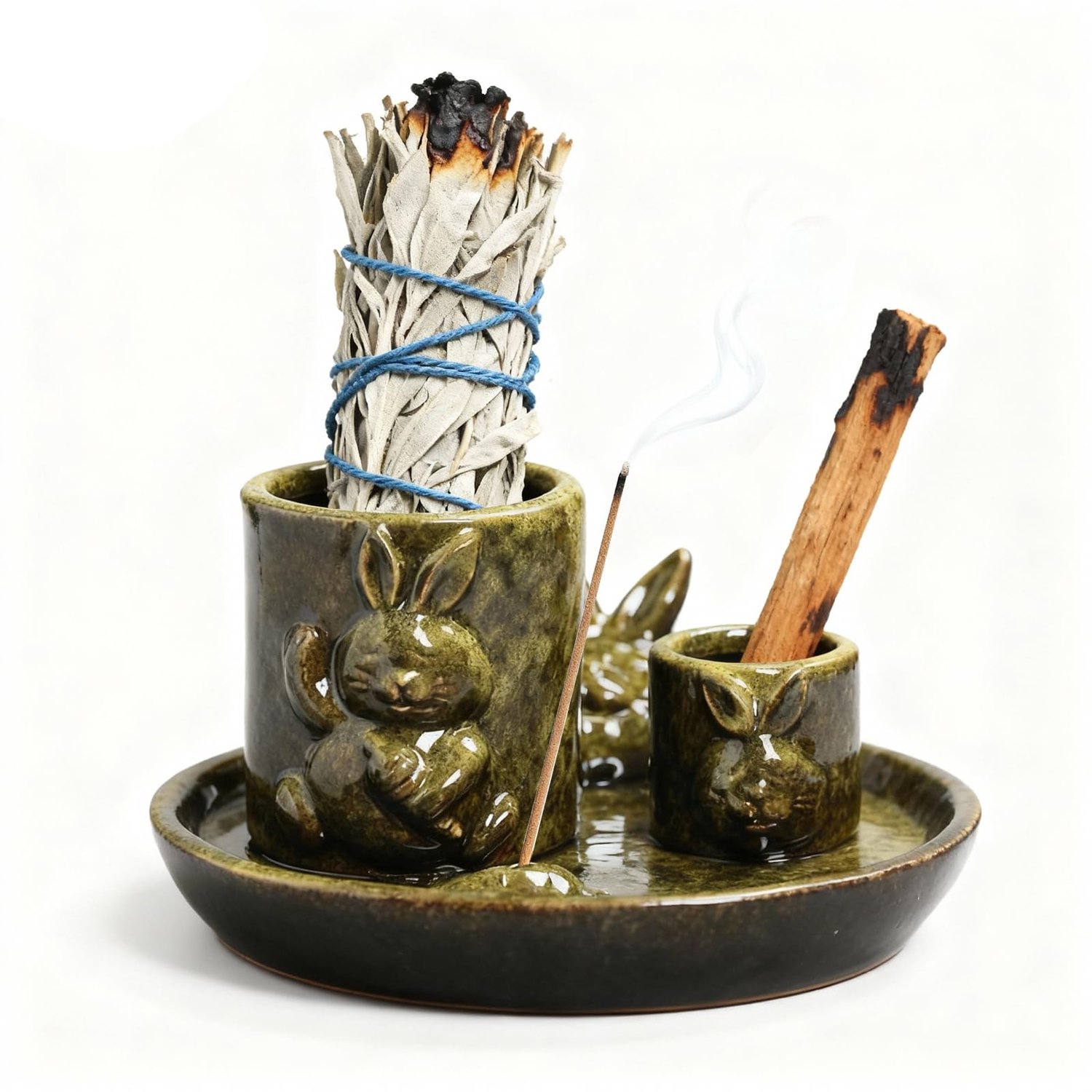 4-in-1 Wierookhouder voor Meditatie en Yoga