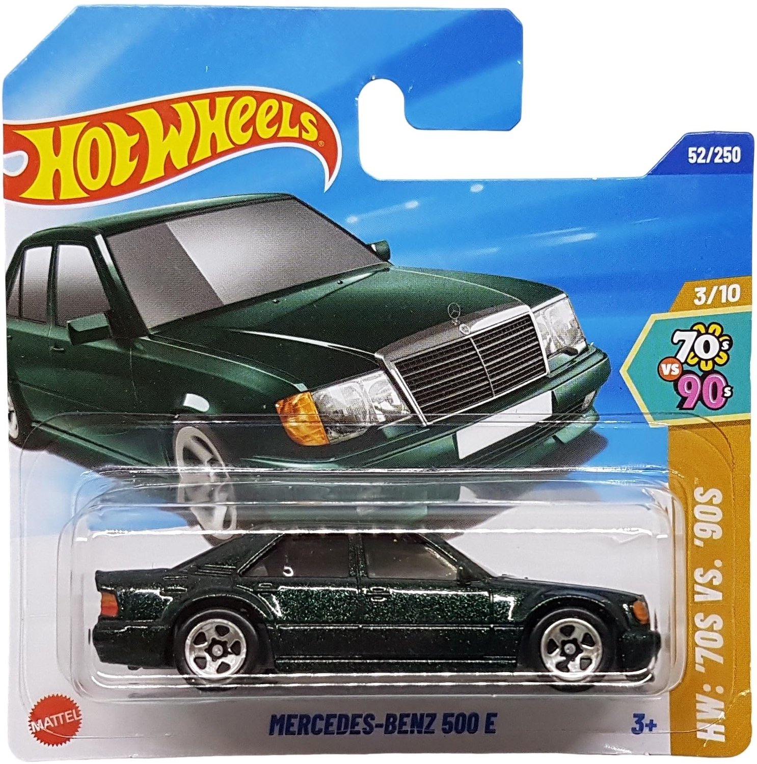 Mercedes-Benz 500 E HW: '70s vs. '90s 1:64 Modelauto