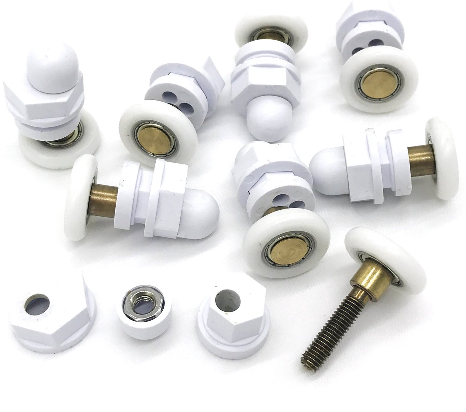 8 Nieuwe Vervangende Douche Deur Rollen 27mm