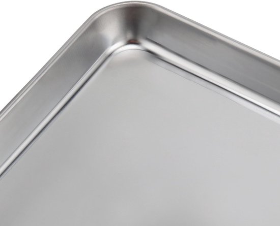 Bakplaat Set - Non-Stick Rectangulaire Traay voor Catering (4 Stuks) — afbeelding 2