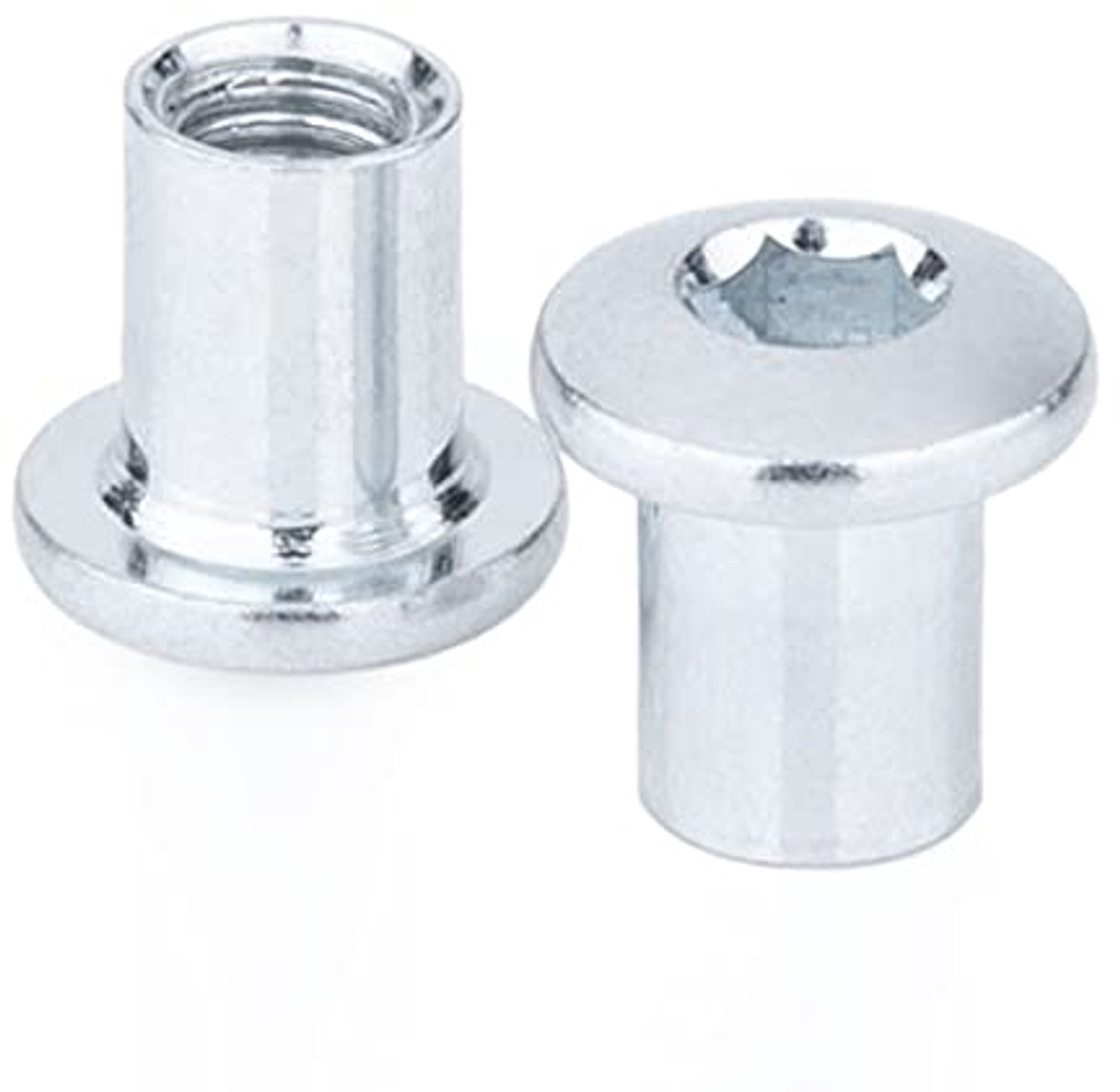 M6X12-15 Insteekmoeren - 25 stuks, verzinkt