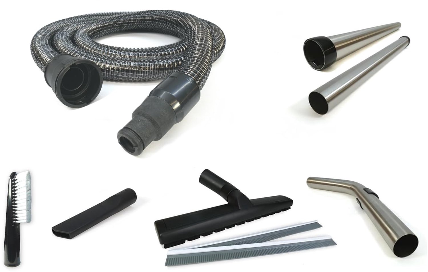 PVC-weefselslang set met gereedschapsmof en sproeiers - 3 meter lang