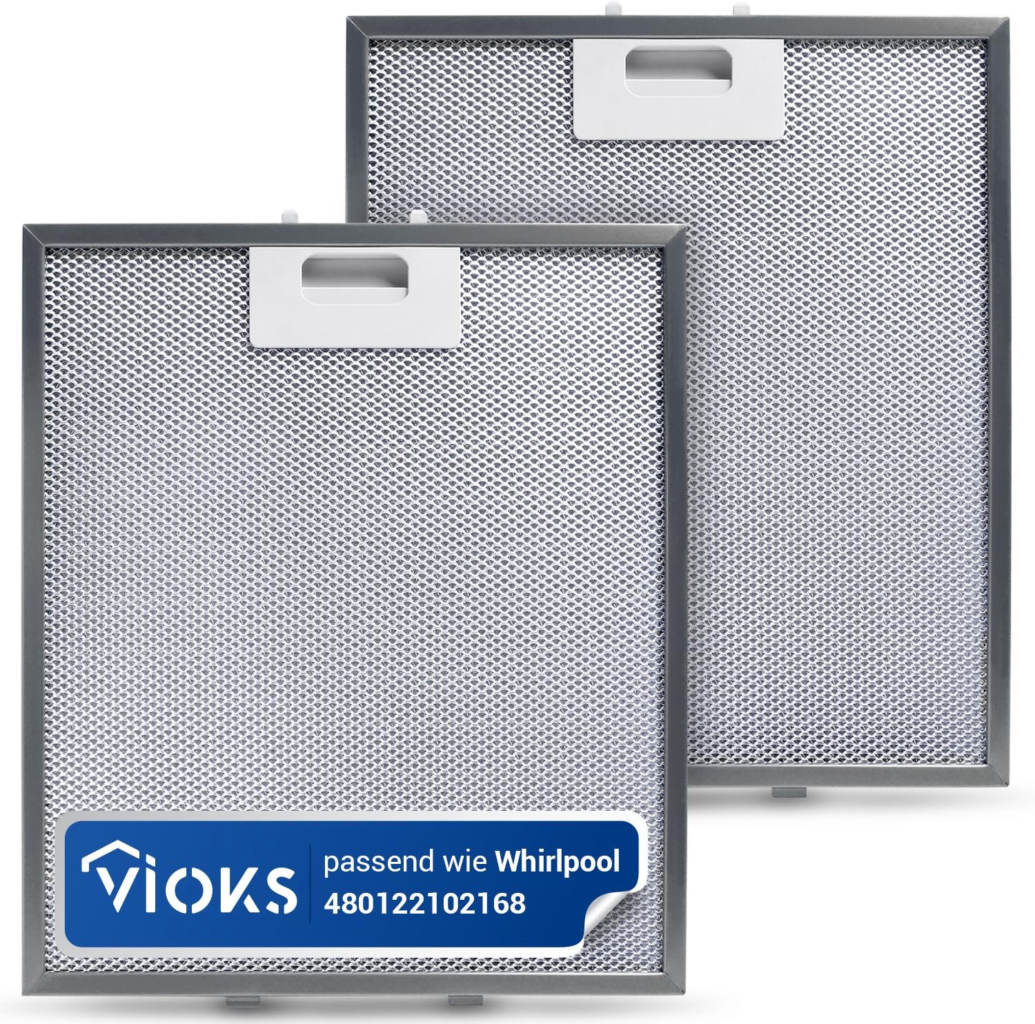 Vervangingsfilters voor Afzuigkap, 2 Stuks Metaal
