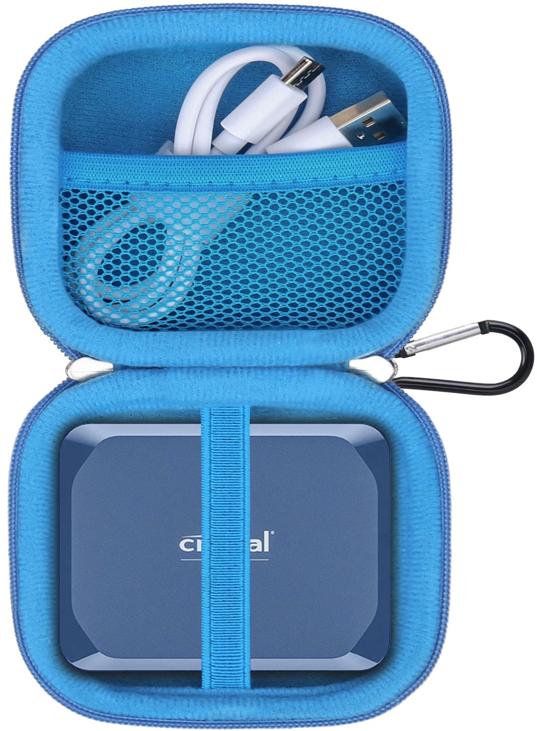 Beschermende Hard Case voor Externe SSD's van 1TB tot 8TB