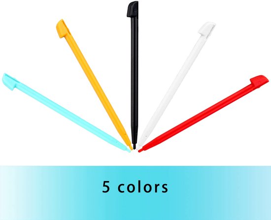 Set van 5 Kleurrijke Touch Stylus Pennen voor Nintendo Wii U — afbeelding 3