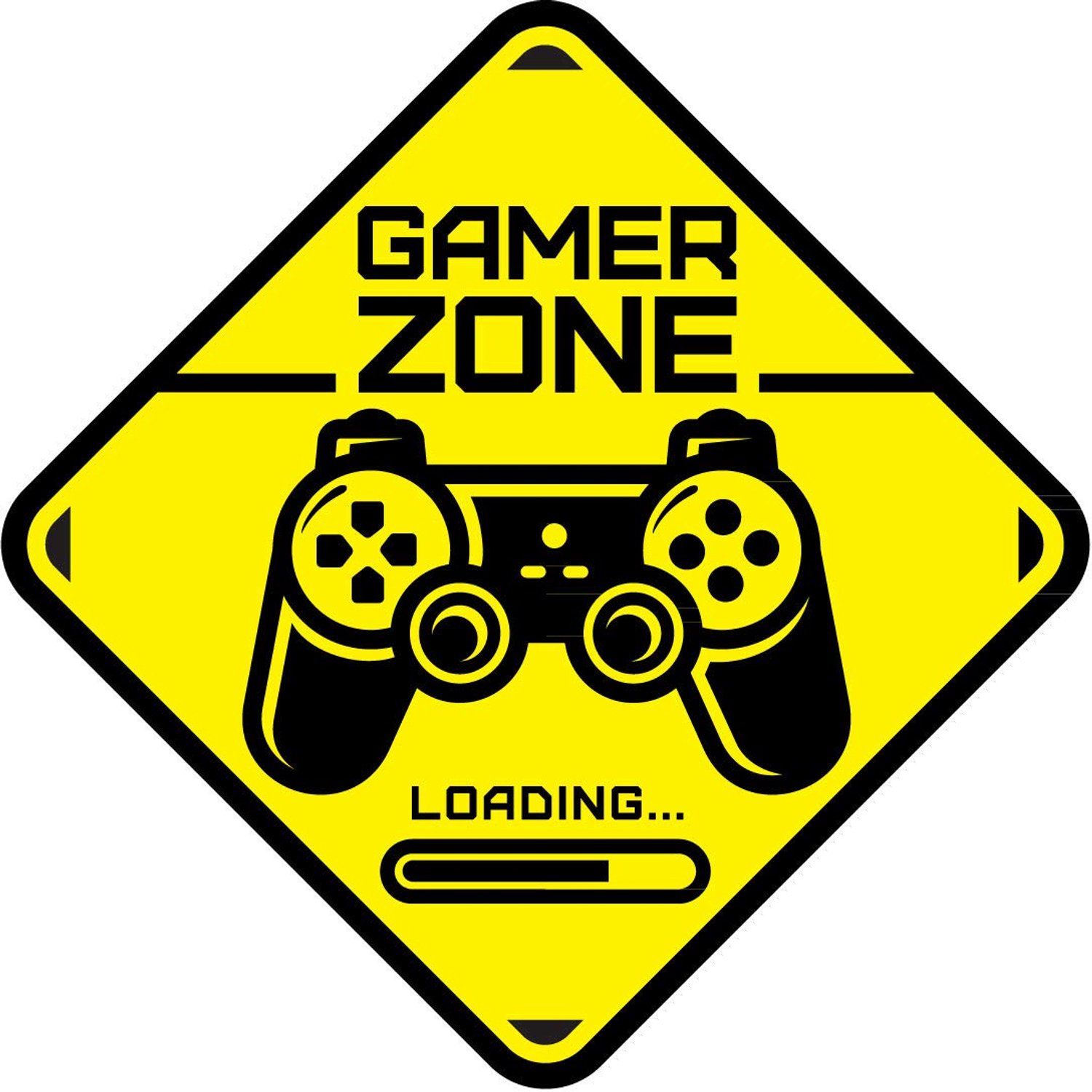 Deur Sticker 'Gamer Zone' voor Kinderen en Gamers