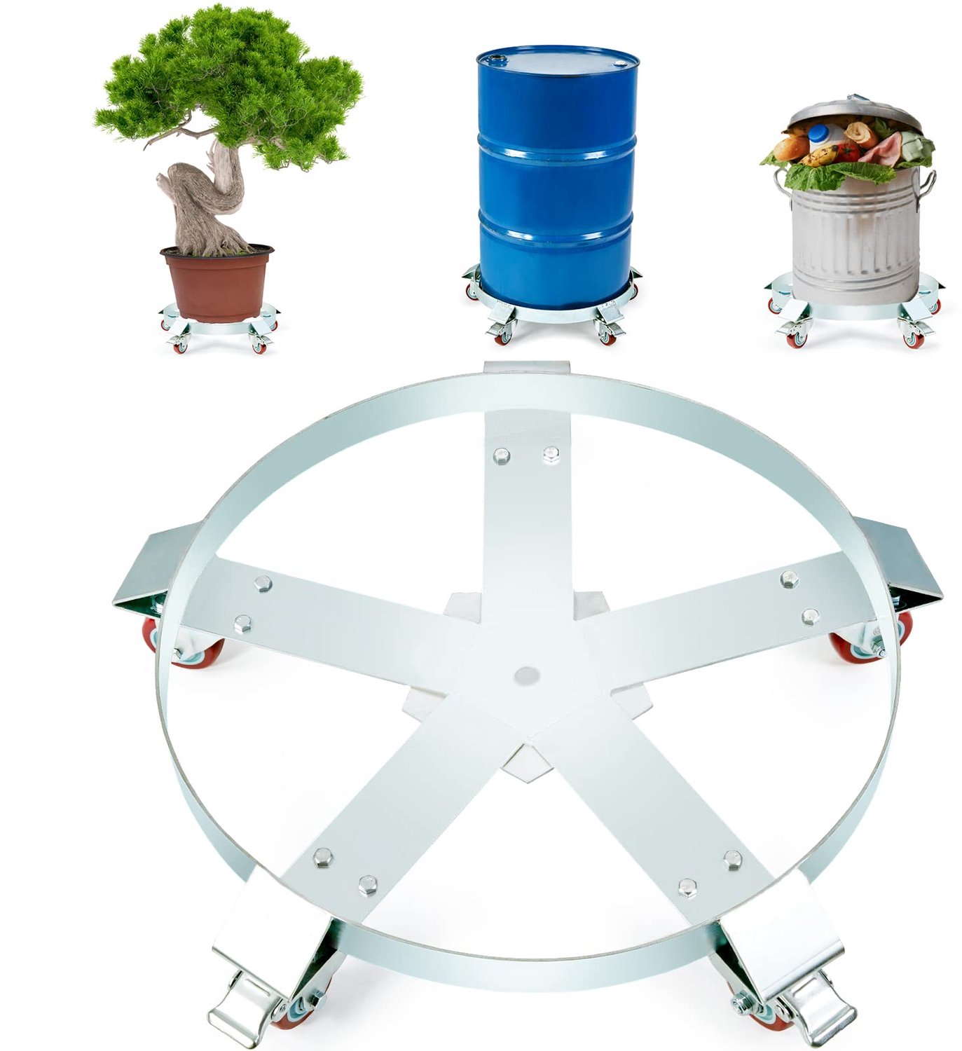 Heavy Duty Drum Dolly met 1200LBS Draagvermogen