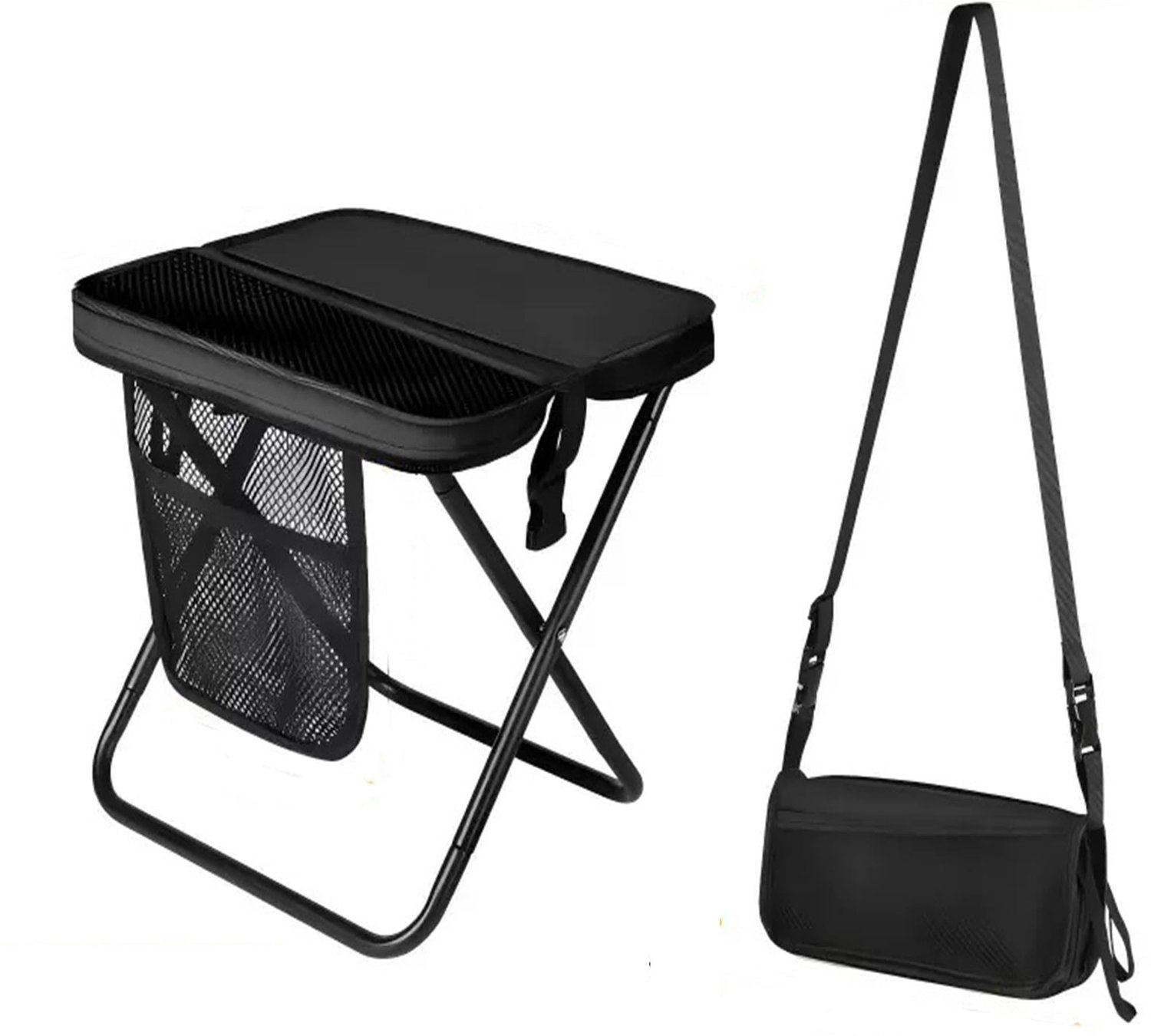 Mini Opvouwbare Campingstoel - Draagbaar en Ideaal voor Reis