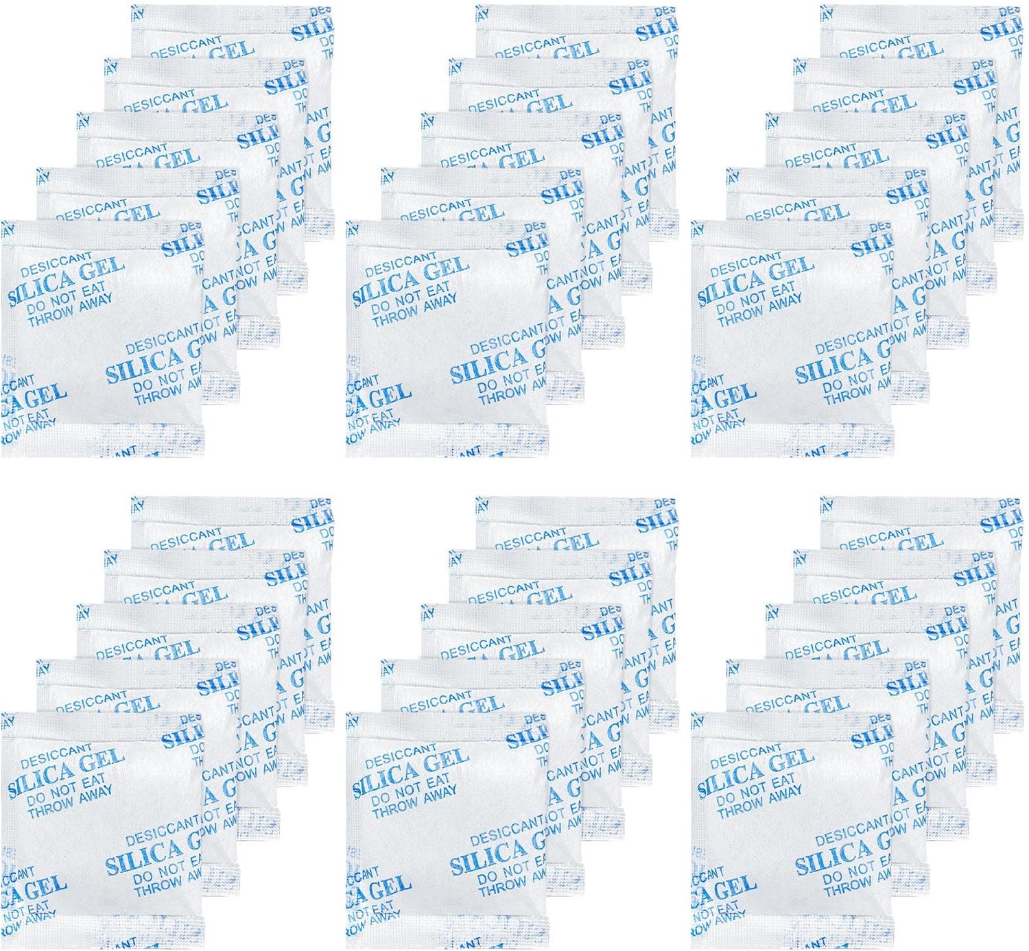 Silicagel Sachets, Set van 30 Stuks van 10 g