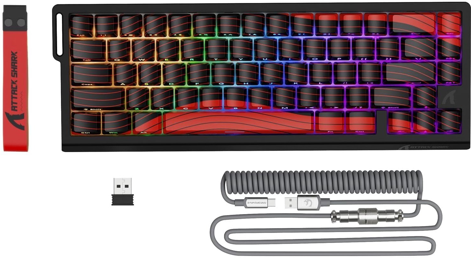 Draadloos Gaming Toetsenbord met Snelle Trigger en RGB Verlichting