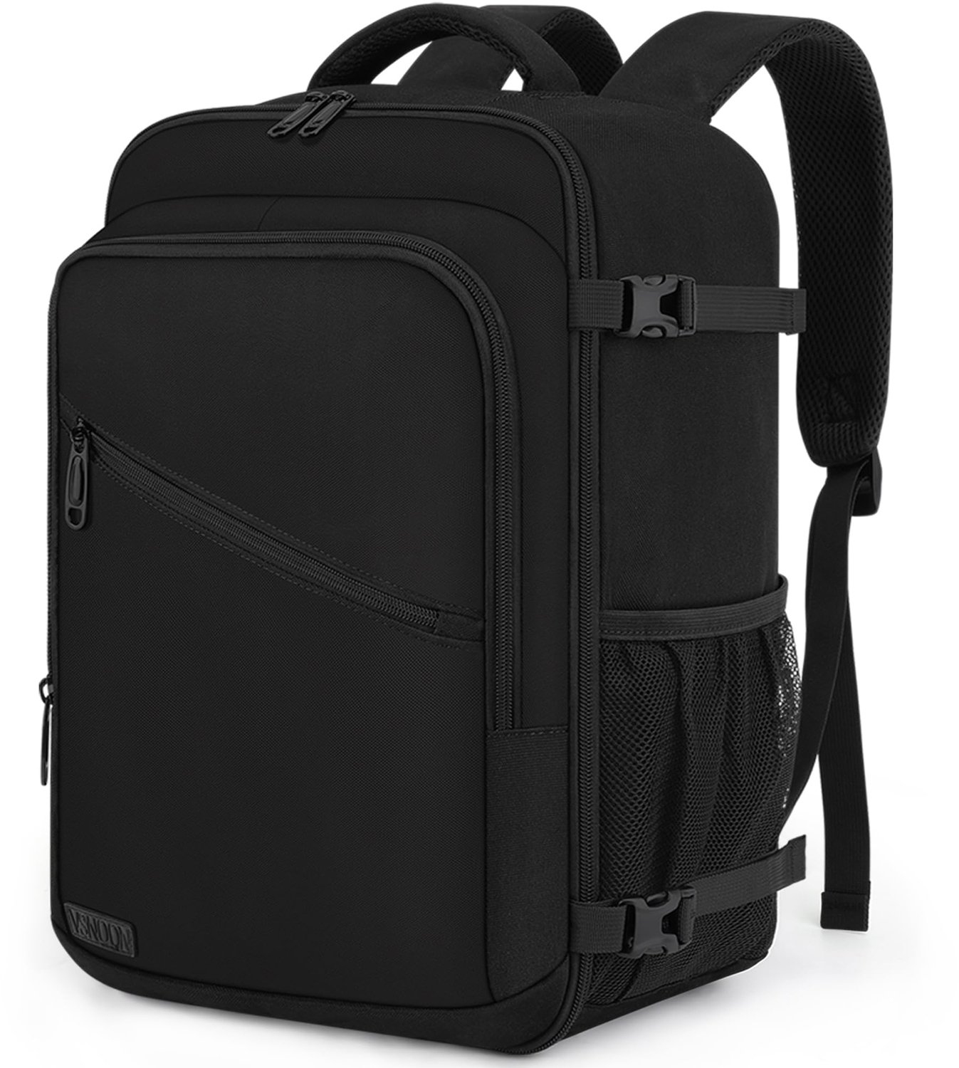 Handbagage 40x30x20 - Reisrugzak 25L - Kabinetas voor Vliegtuigen - Casual Dagrugzak - Geschikt voor Ryanair/Wizz Air - Zwart - Reistas
