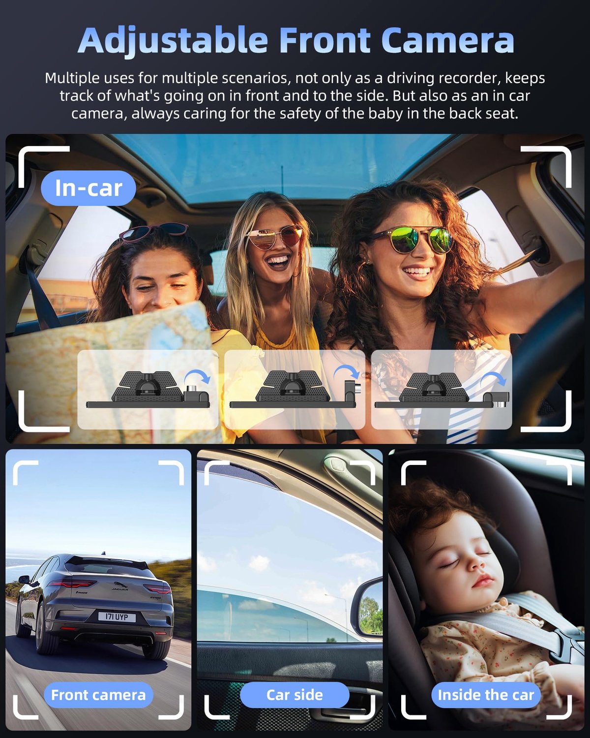 10.26 Inch Auto Display met Dashcam en Carplay