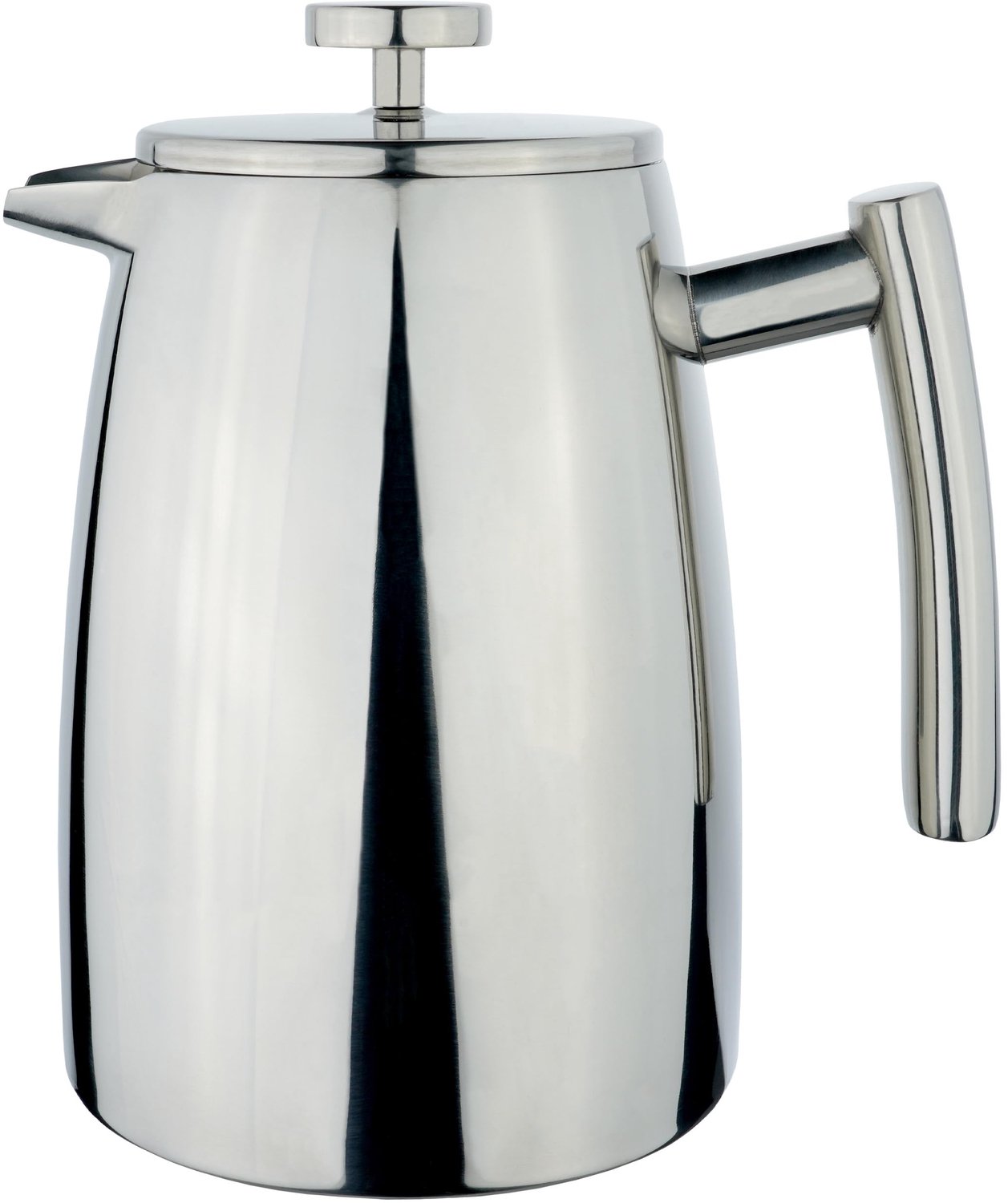 RVS Cafetière voor 8 Kopjes, Dubbelwandig 1.2L