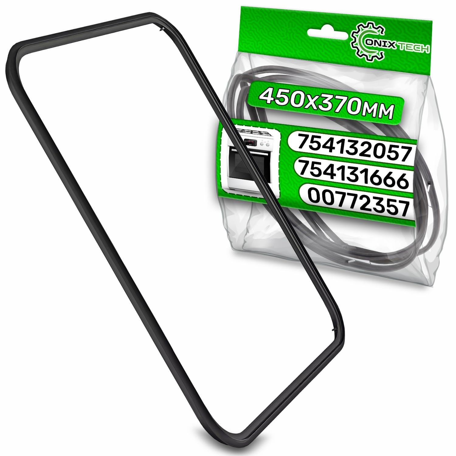 Rubber Seal voor Oven 450 x 370 mm