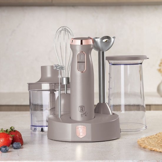 Berlinger Haus Staafmixer set Taupe – 6-in-1 – 800 W van BerlingerHaus — afbeelding 3