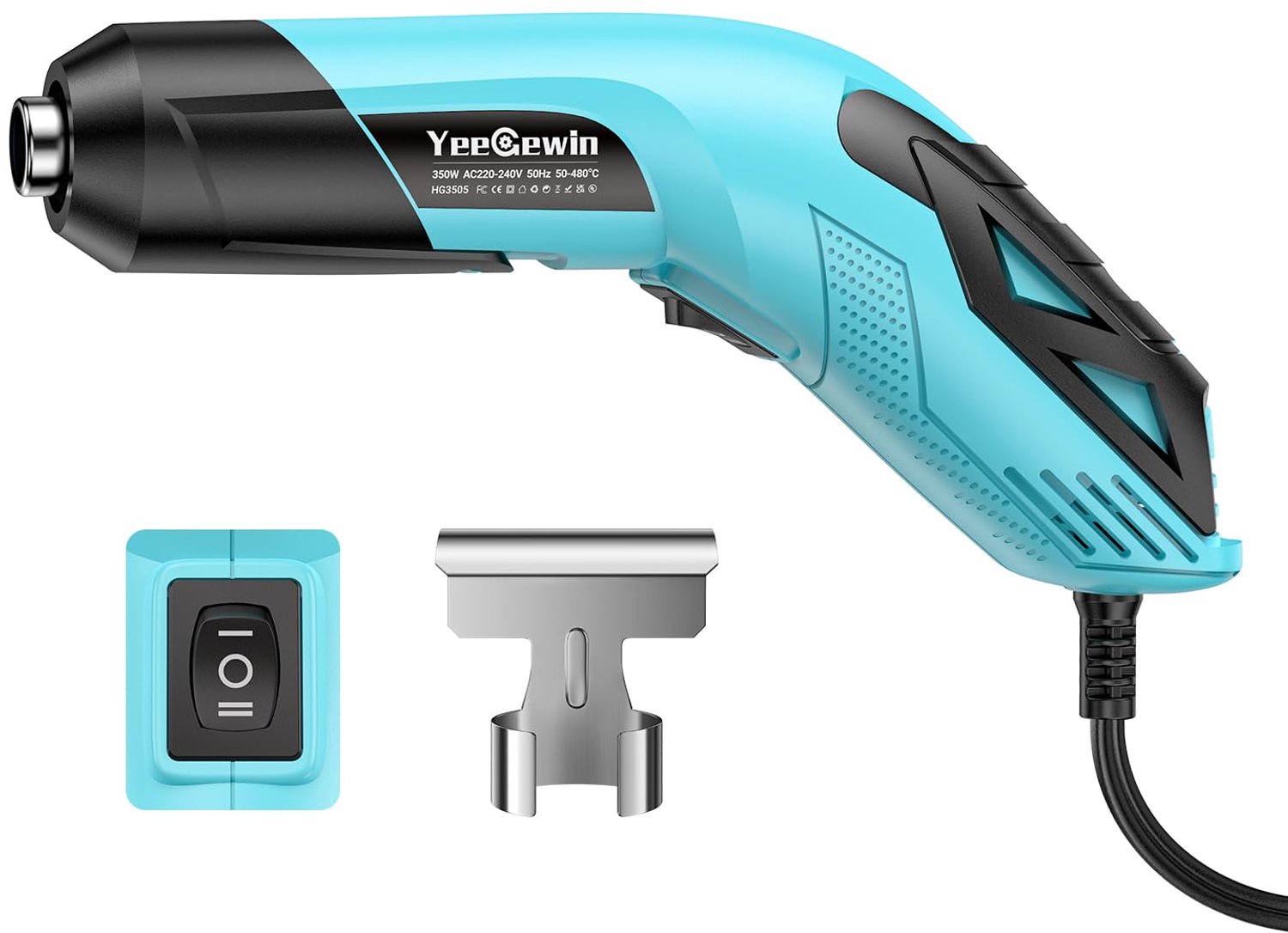 Handheld Mini Hittegun met 2 Temperatuurinstellingen
