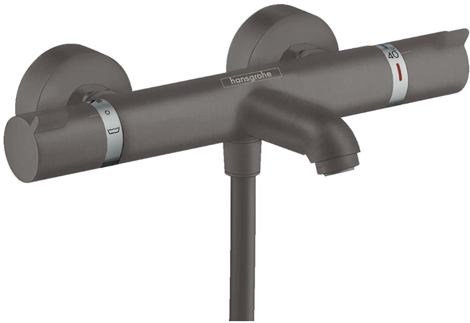 Ecostat Bad Thermostaat Brushed Black Chrome