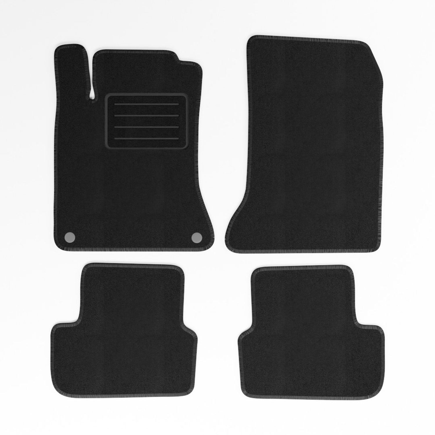 Mats4all | Naaldvilt automatten passend voor Mercedes B-Klasse 2011-2018 | Antislip | Met versterking | 4-delig | Automatten | Mattenset