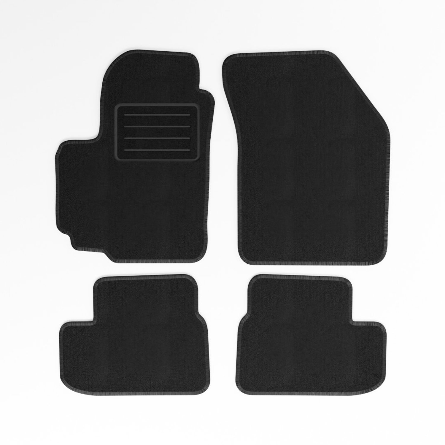 Mats4all | Naaldvilt automatten passend voor Suzuki Splash 2008-2016 | Antislip | Met versterking | 4-delig | Automatten | Mattenset