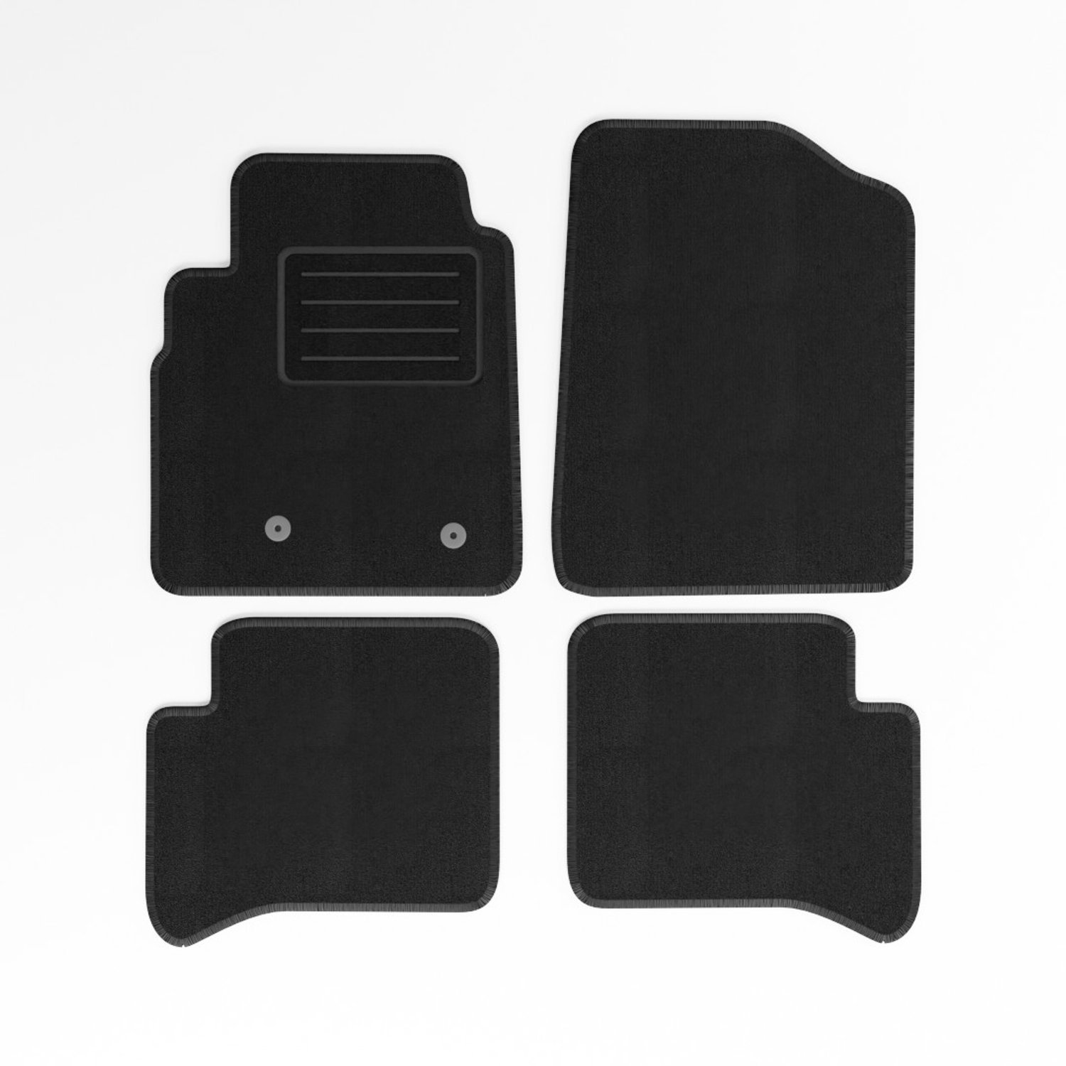 Mats4all | Naaldvilt automatten passend voor Toyota Yaris 5-deurs 2003-2005 | Antislip | Met versterking | 4-delig | Automatten | Mattenset
