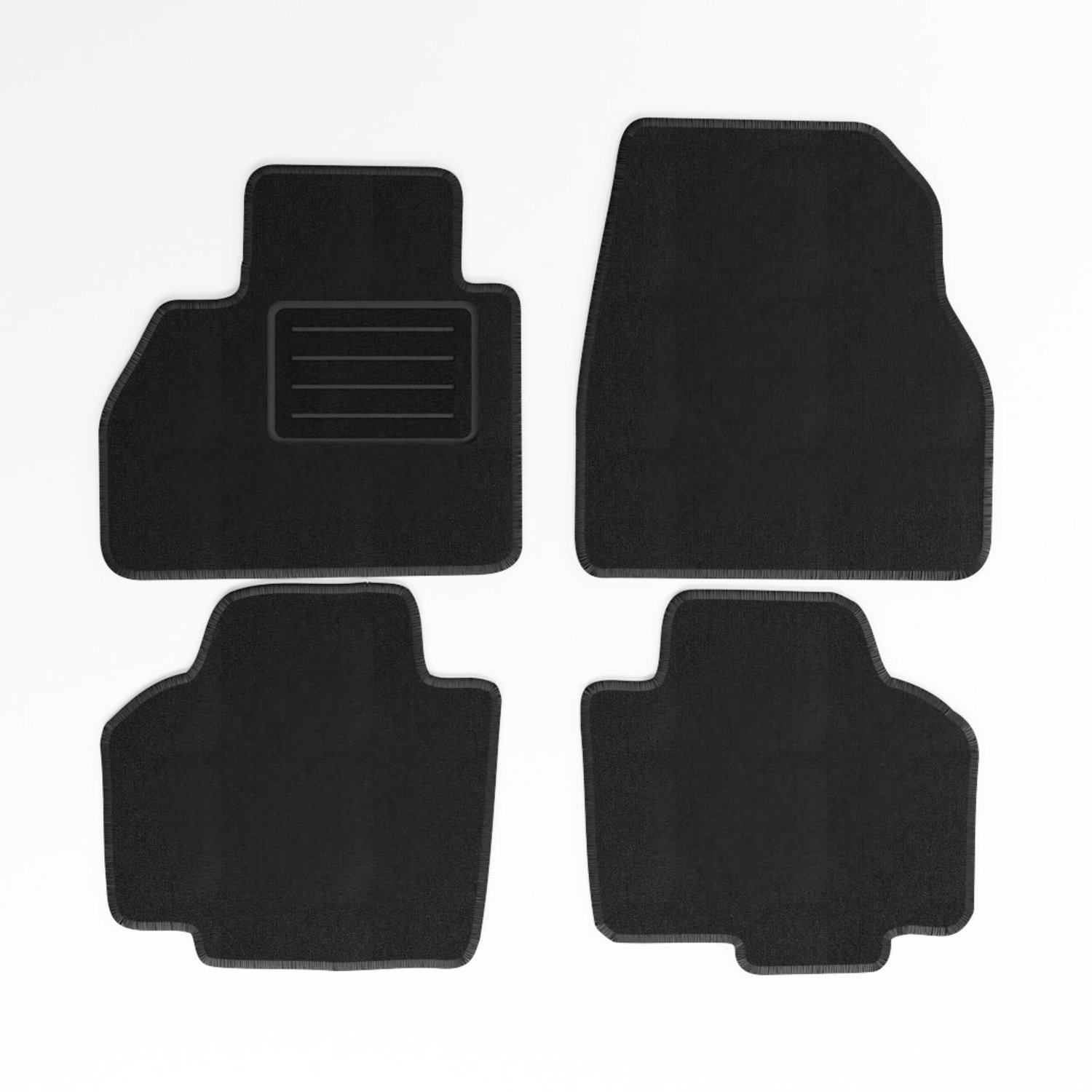 Mats4all | Naaldvilt automatten passend voor Renault Kangoo express compleet 2008-2022 | Antislip | Met versterking | 4-delig | Automatten | Mattenset