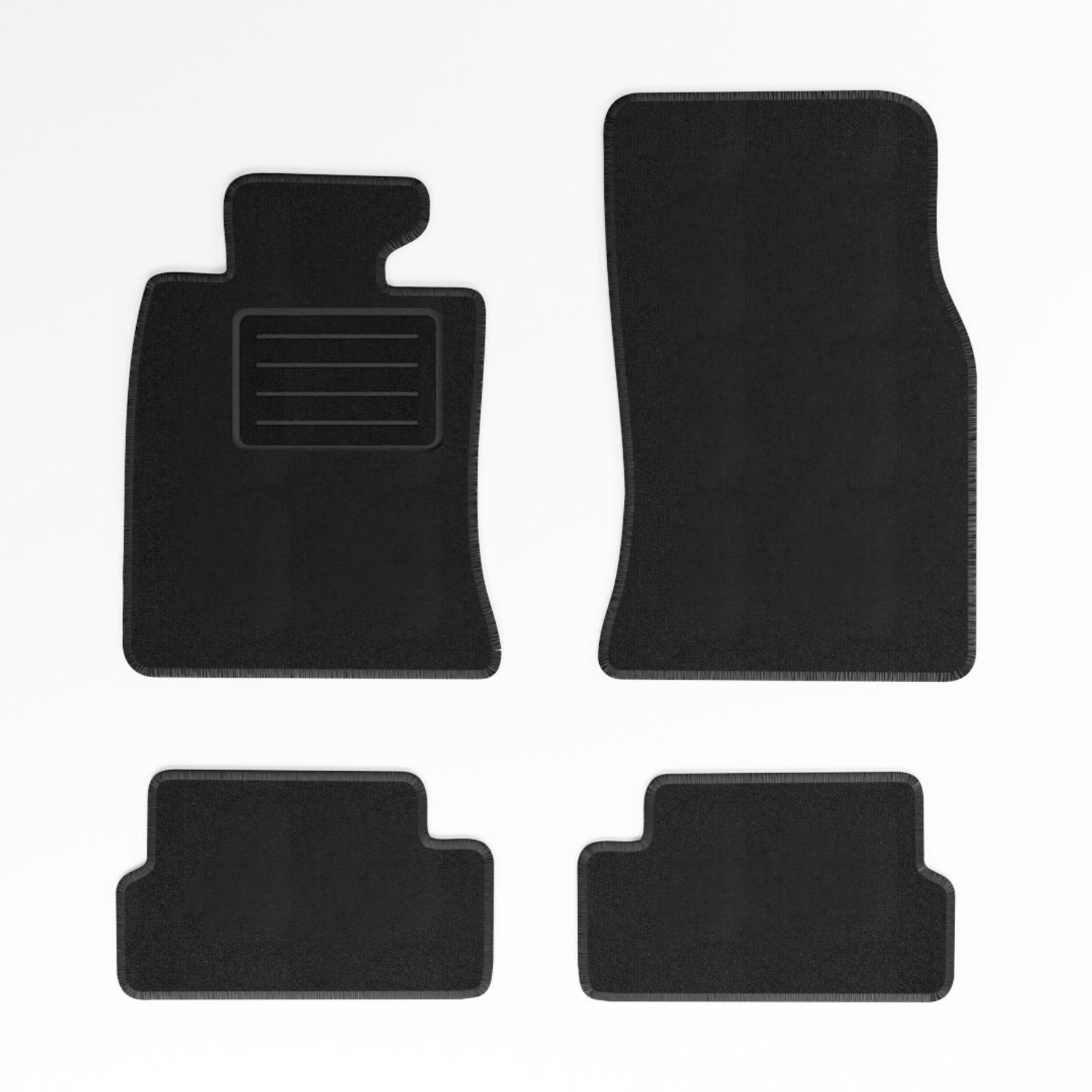 Mats4all | Naaldvilt automatten passend voor Mini Cooper 2007-2014 | Antislip | Met versterking | 4-delig | Automatten | Mattenset