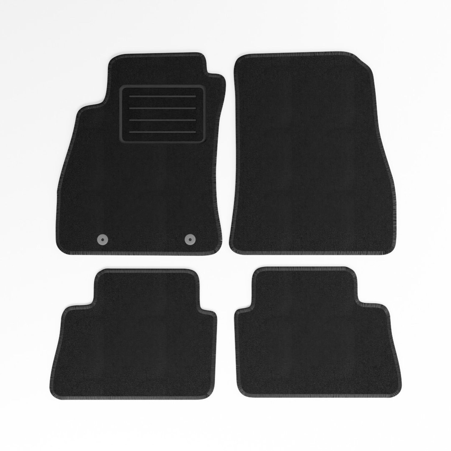 Mats4all | Naaldvilt automatten passend voor Nissan Juke 2010-2019 | Antislip | Met versterking | 4-delig | Automatten | Mattenset