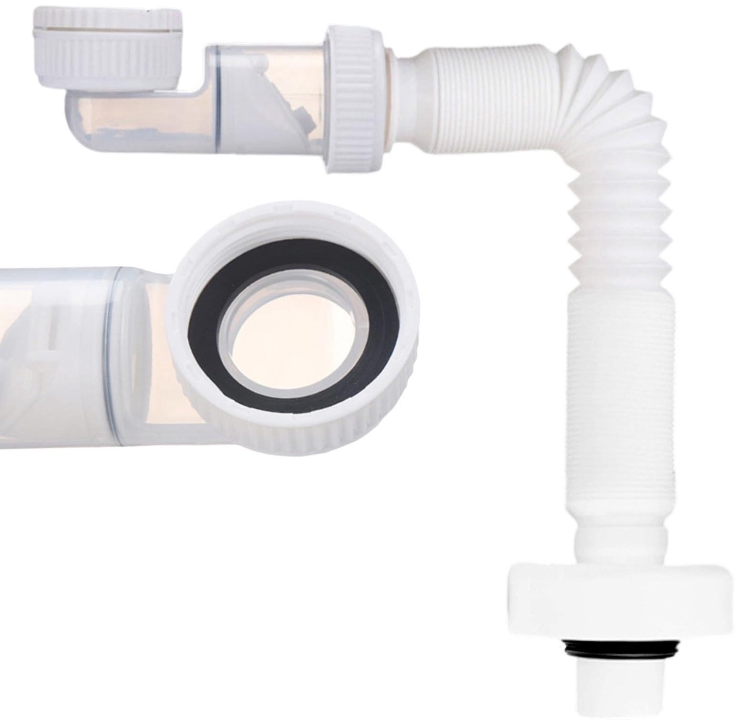 Flexibele Siphon voor Wastafel, 38-93 cm