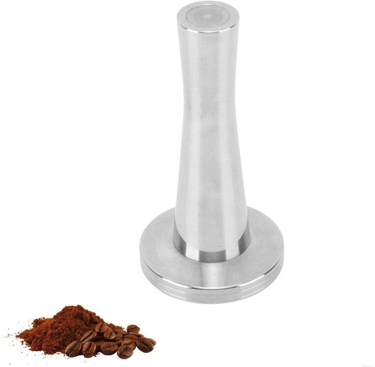 Koffietamper 41 mm - Roestvrijstalen Koffietamper - Platte Basis - Ergonomisch Handvat - Duurzaam - Ideaal voor Espresso Bereiding - Koffiepers